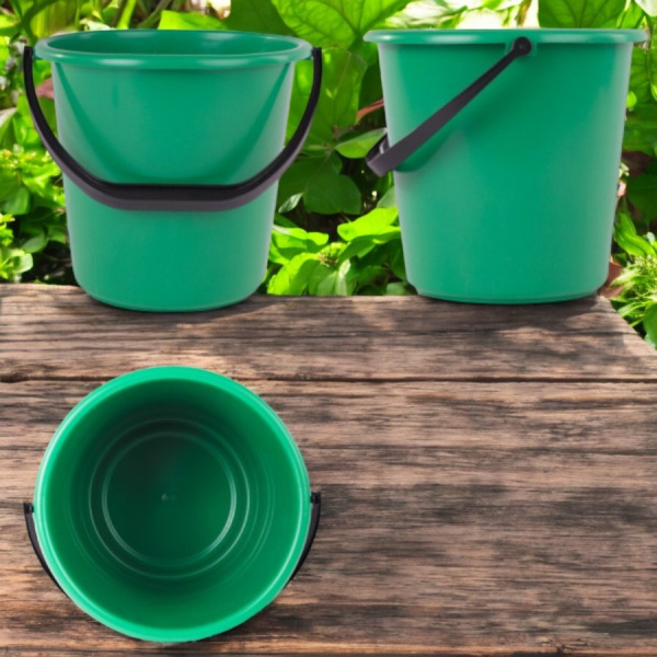 Ведро хозяйственное 10 литров, усиленное с мерной шкалой